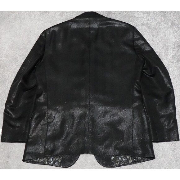 Robert Graham Araiza Suit Jacket Men's Size 42R Black Tailored Fit MSRP $498 - Picture 9 of 10